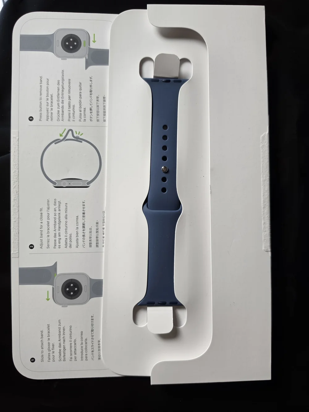 Apple Watch Blue Sport Band